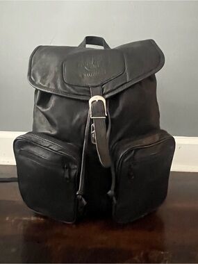 Hard Rock Cafe Baltimore Black Backpack Vintage Y2K Drawstring Buckle